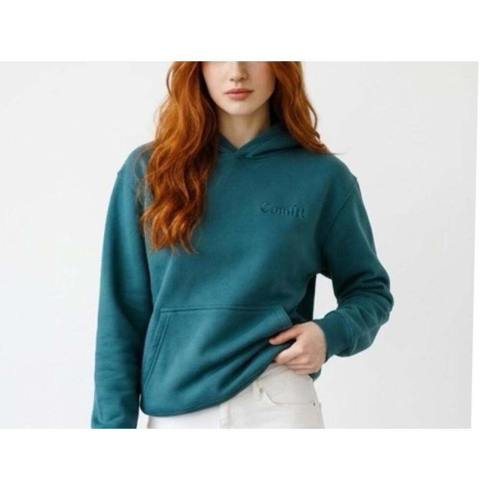 Comfrt Minimalist Unisex Hoodie Size M Alpine Soft Style CT022SC New $120